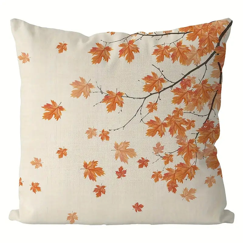 Vintage Linen Throw Pillow Covers – Farmhouse Cushion Cases, Machine Washable (16x16, 18x18, 20x20 Inches, No Insert)