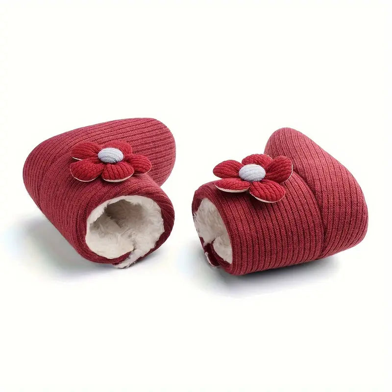 Bottes d'hiver chaudes en polaire pour bébé fille | Bottines légères pour l'intérieur et l'extérieur