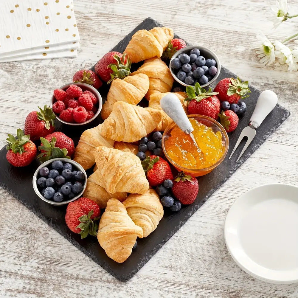 1-Piece Marble Rectangular Dinner Plate