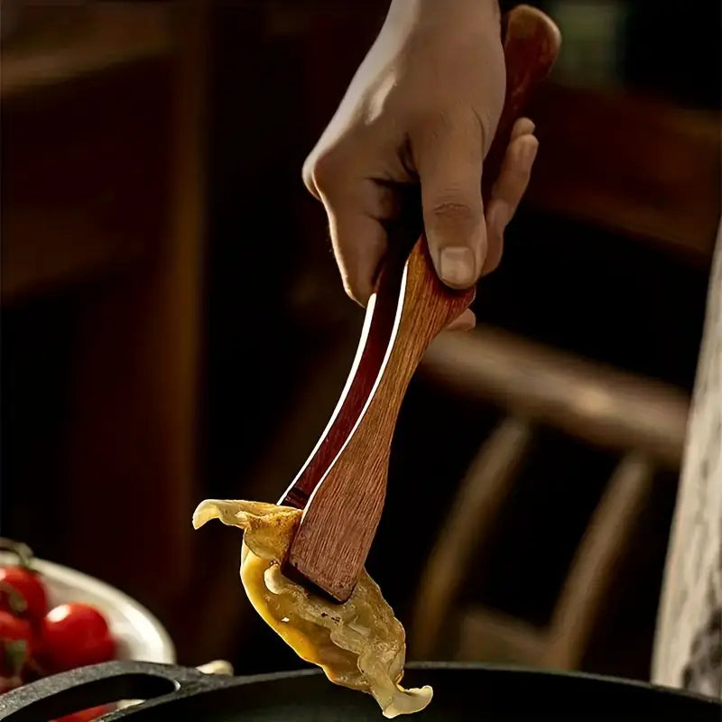 High Temp Wooden Tongs – Multi-Purpose Tool for BBQ, Salad & Dessert