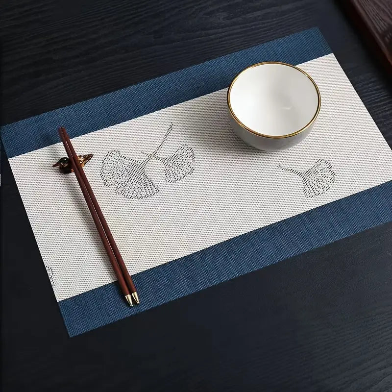 6pcs Placemats Modern Style Erasable Oil-proof