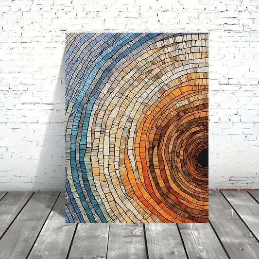 Impression sur toile abstraite moderne – 30 x 48 cm, sans cadre, pour toutes les pièces