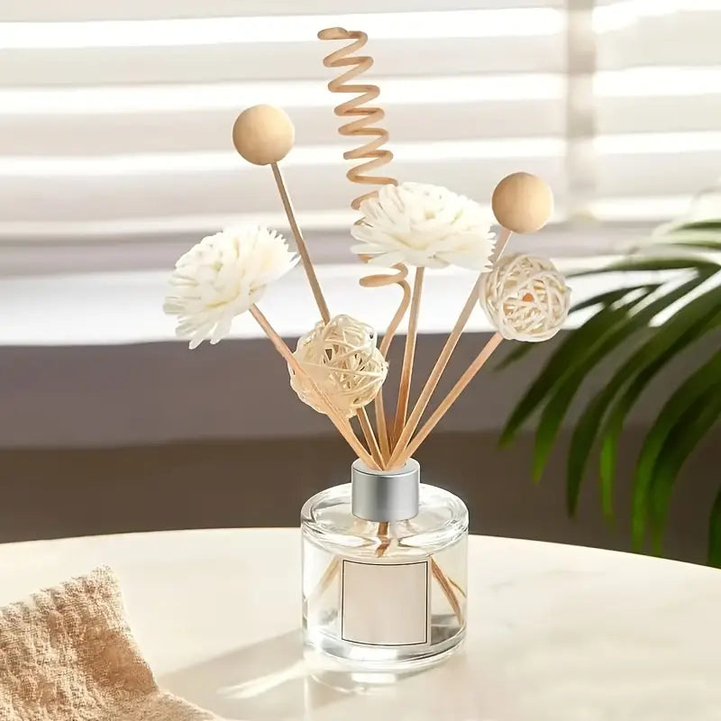 Aromatherapy Diffuser Kit - Natural Wood Reeds Home Decor