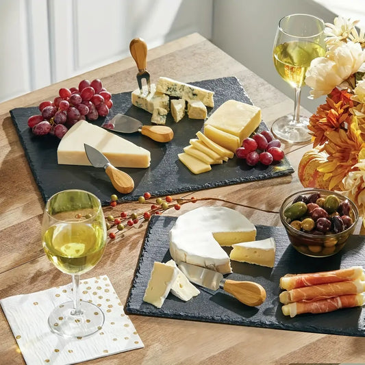 1-Piece Marble Rectangular Dinner Plate