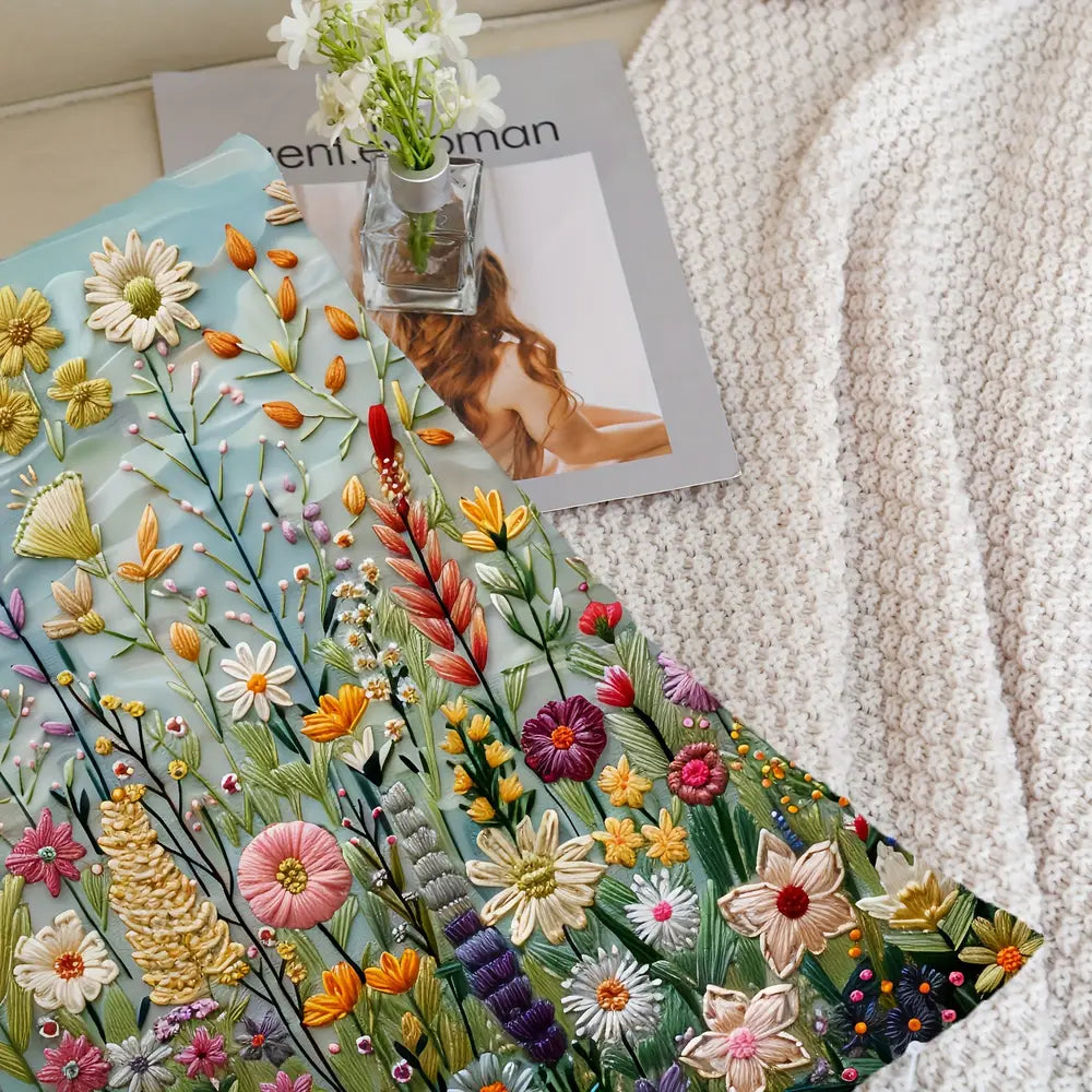 1pc Contemporary floral throw pillow cover 45cmx45cm