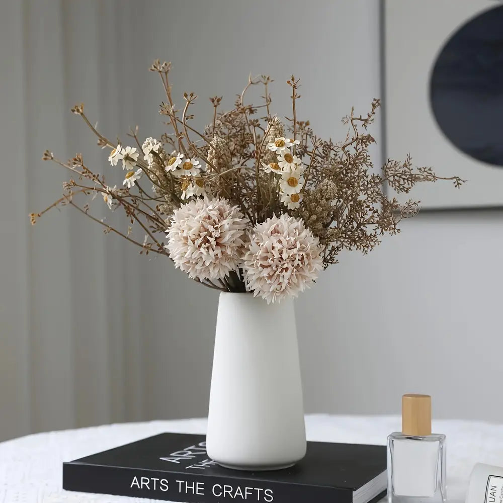 Classic Elegance Fabric Flower Artificial Chrysanthemum Bouquet