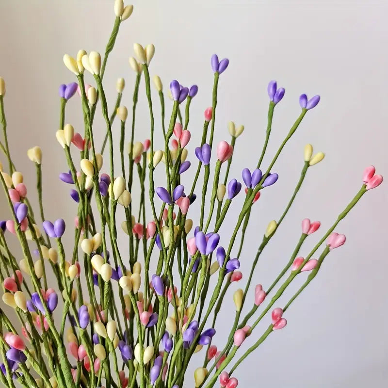 Artificial Berry Stems - DIY Floral Decor - 10pcs
