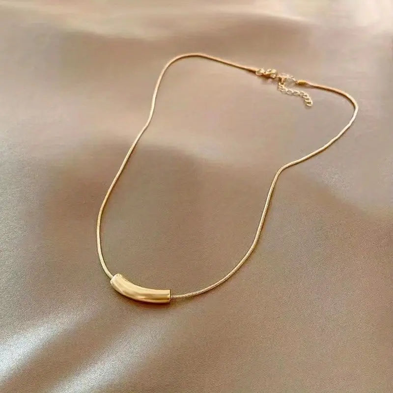 Stainless Steel Necklace Women - Geometric Pendant Jewelry