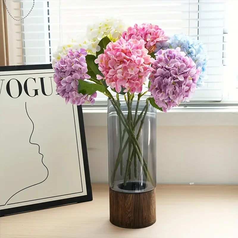 Artificial Hydrangea Flowers - Silk Wedding Bouquet Centerpieces