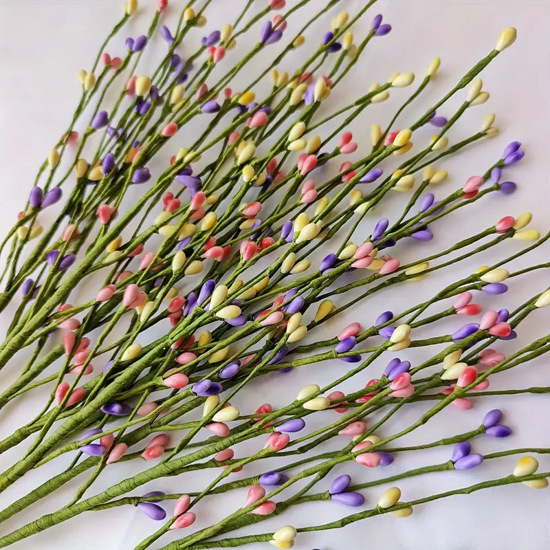 Artificial Berry Stems - DIY Floral Decor - 10pcs