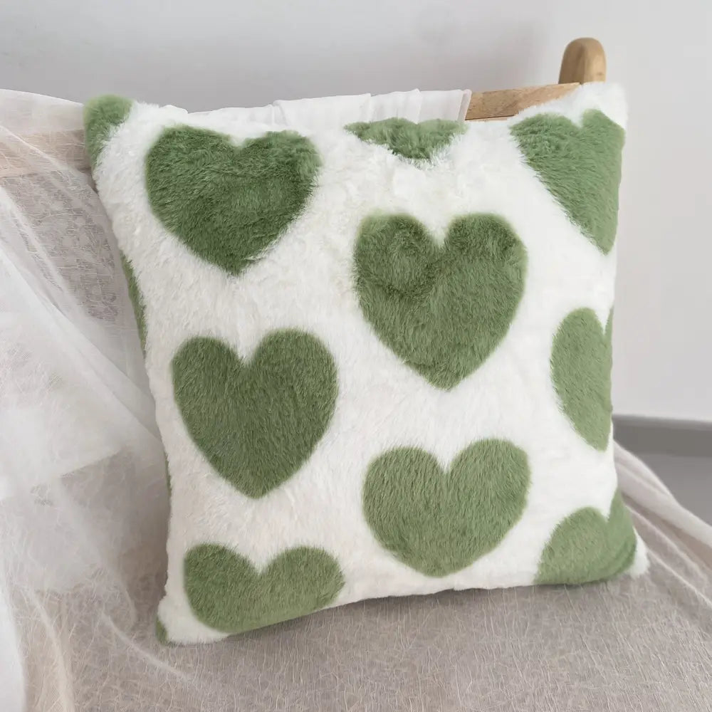 1 plush love printed pillow cover