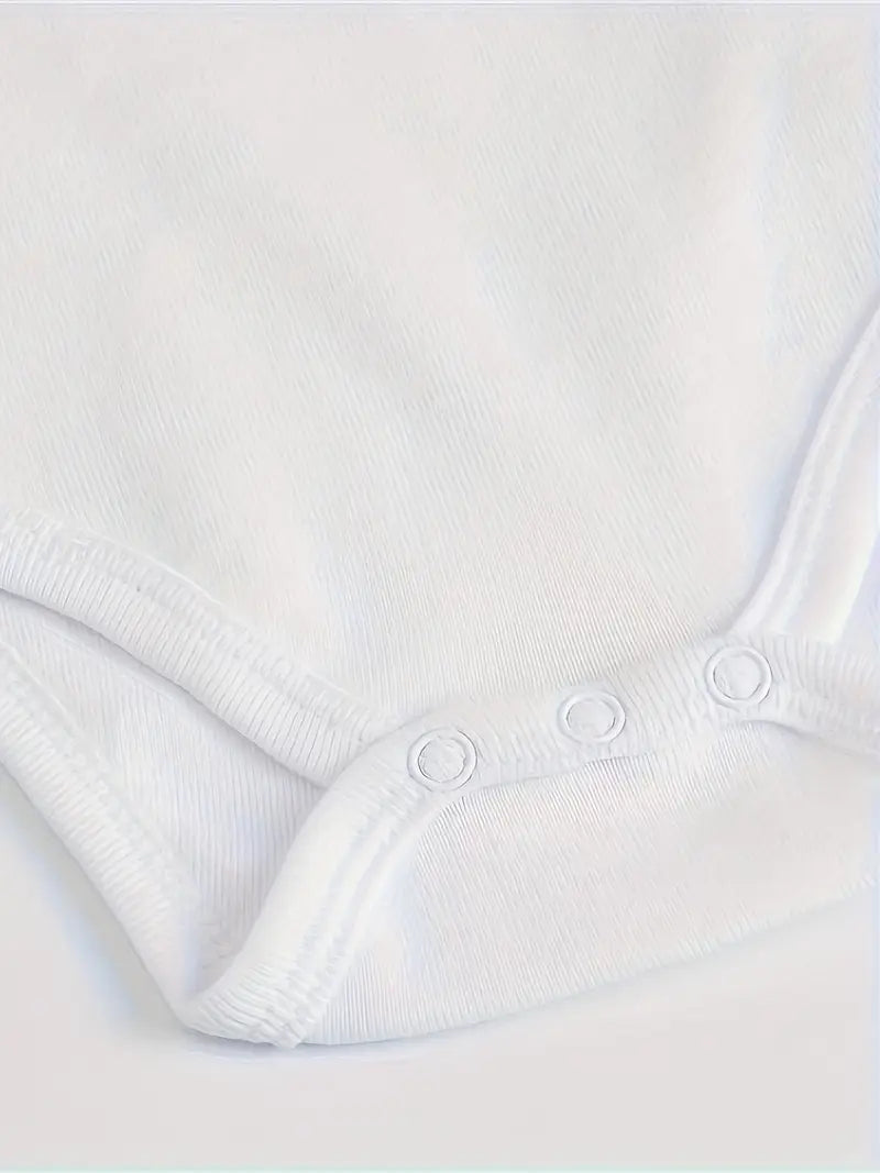 Body bébé « Citation magique » | Barboteuse en tricot de coton à manches courtes et col ras du cou