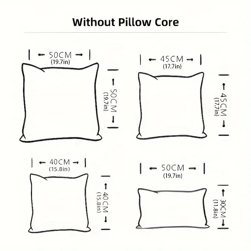 Squirrel Pillow Covers 45x45cm - Fall Home Decor Cushion Cases