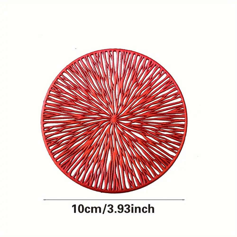 Set Of 6 Flower Pattern Coasters