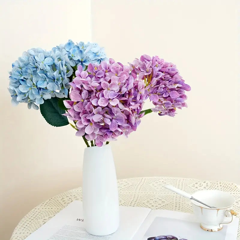 Artificial Hydrangea Flowers - Silk Wedding Bouquet Centerpieces
