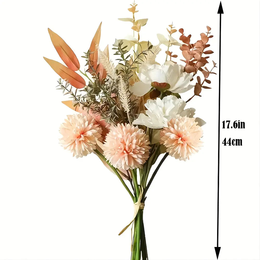 1pc Artificial Silk Flowers For Home Decor And Wedding