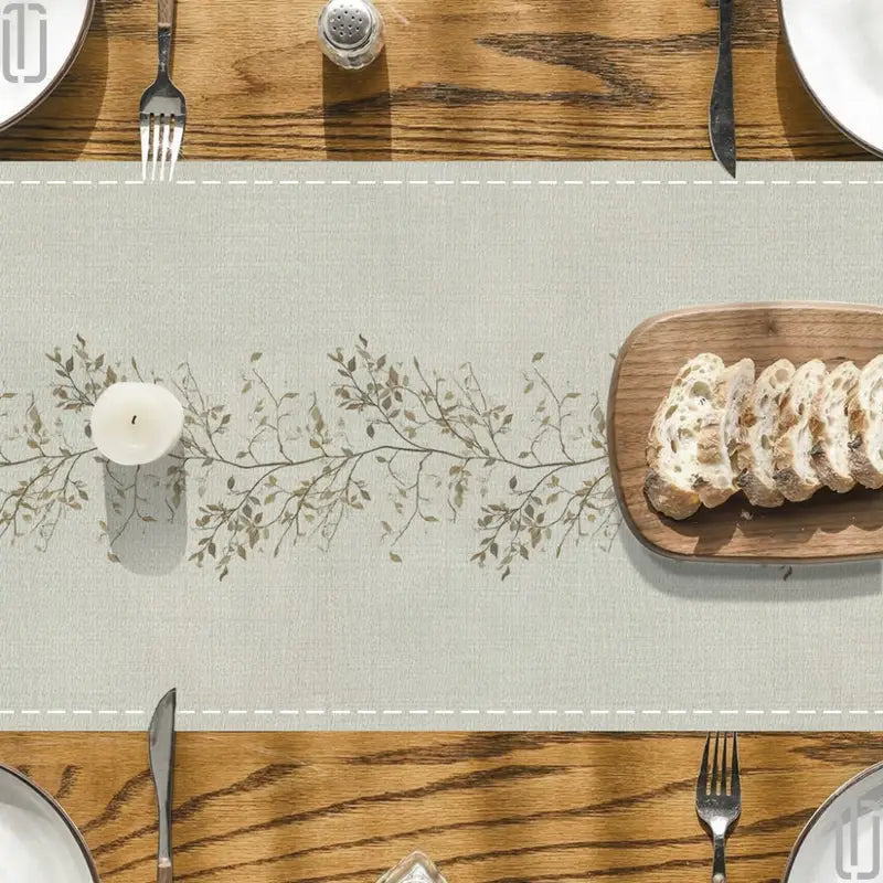 Spring Tree Table Runner – 183 cm Floral Table Decor for Kitchen & Holidays