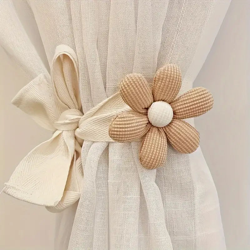 Embrasses de rideaux florales, 1 à 2 pièces – Embrasses décoratives pour la maison et le véhicule, cadeau idéal
