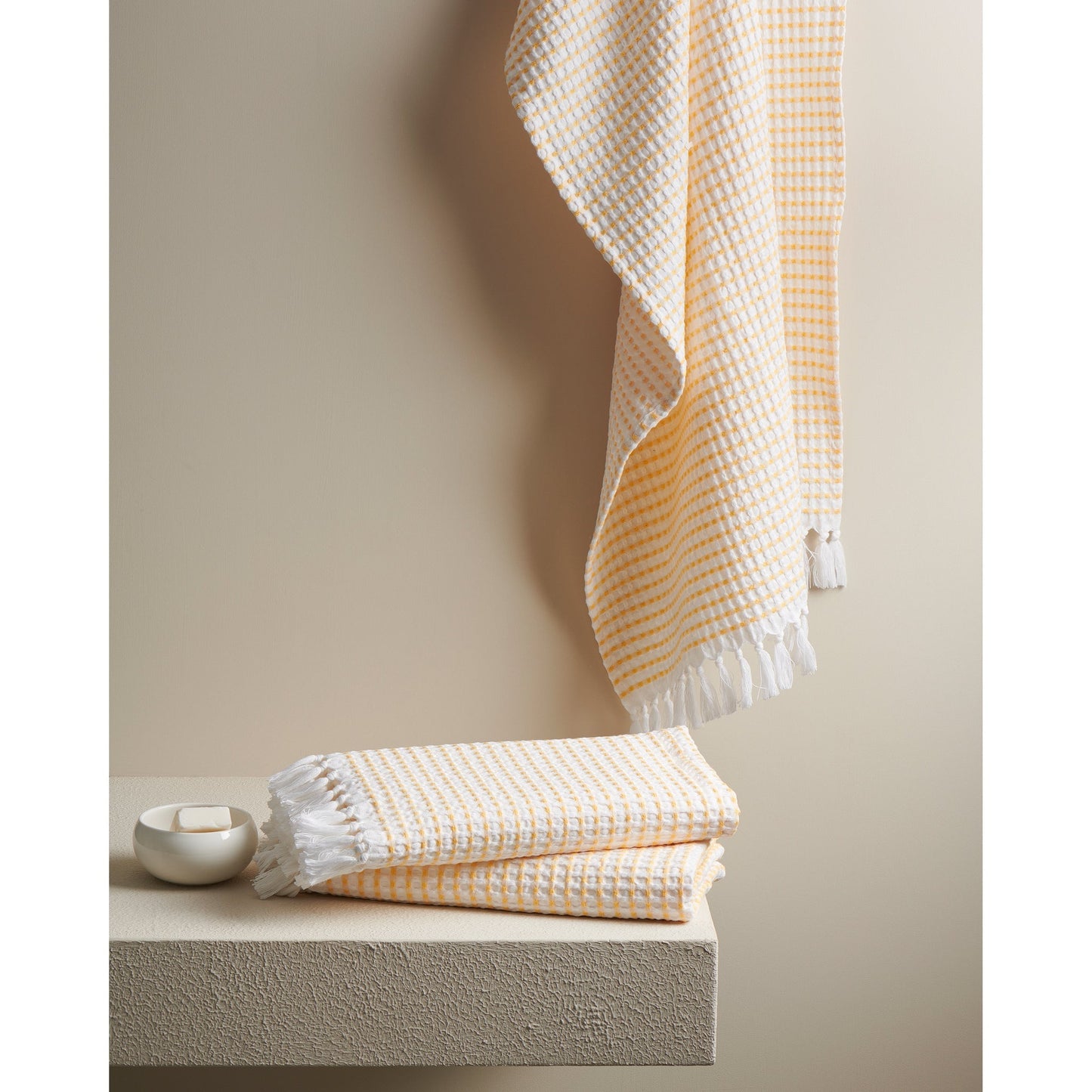 Cotton Waffle Towel - Quick-Drying, Highly Absorbent