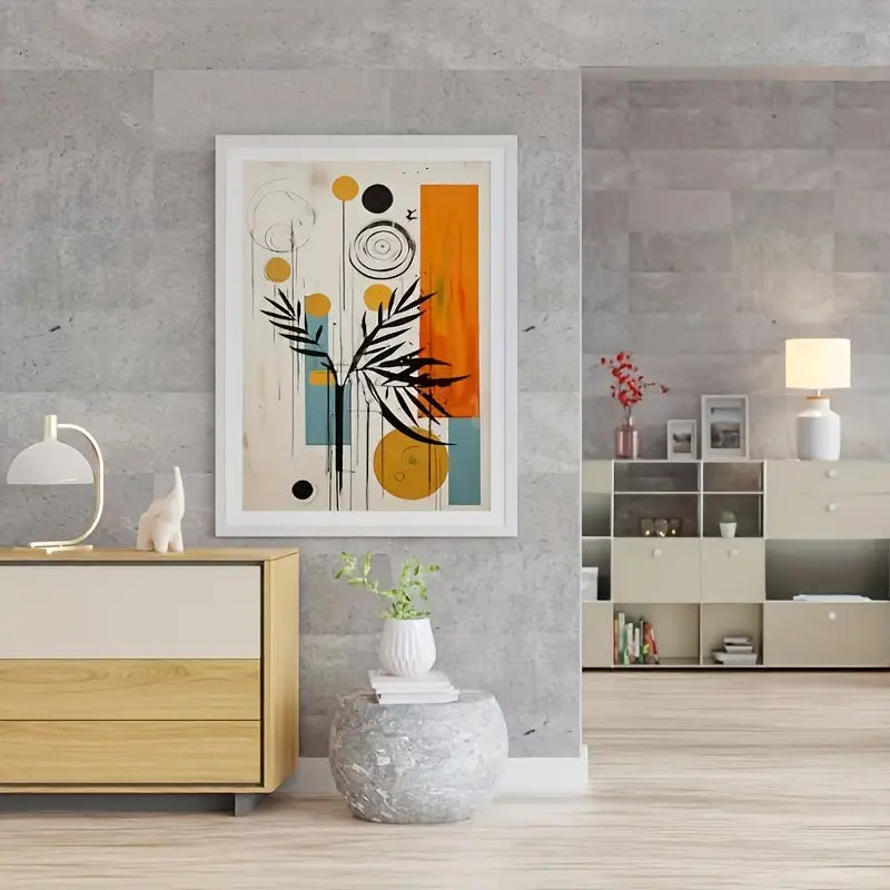 3 stuks Afro-Boheemse canvas wanddecoratie - abstracte etnische Afrikaanse decoratie voor slaapkamer en woonkamer