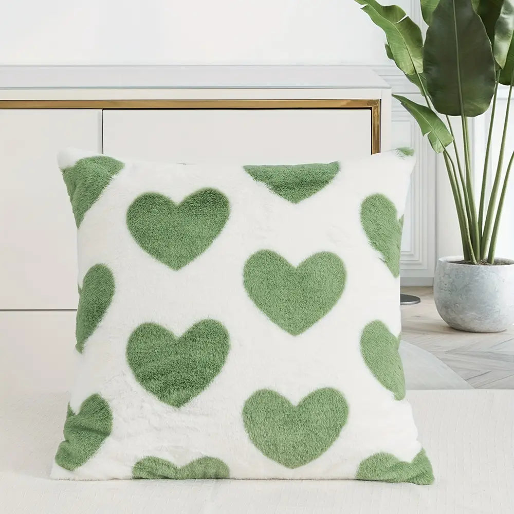 1 plush love printed pillow cover