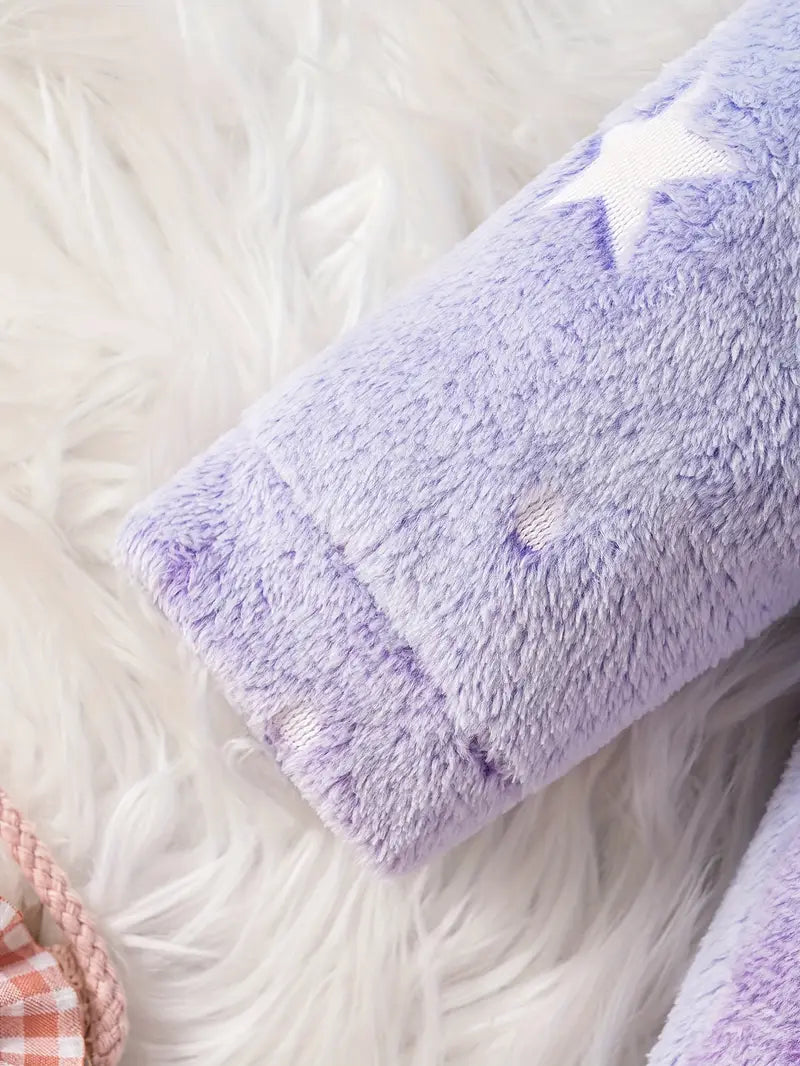 Robe polaire à capuche pour fille | Tenue de jeu mi-longue à manches longues pour l'automne et l'hiver
