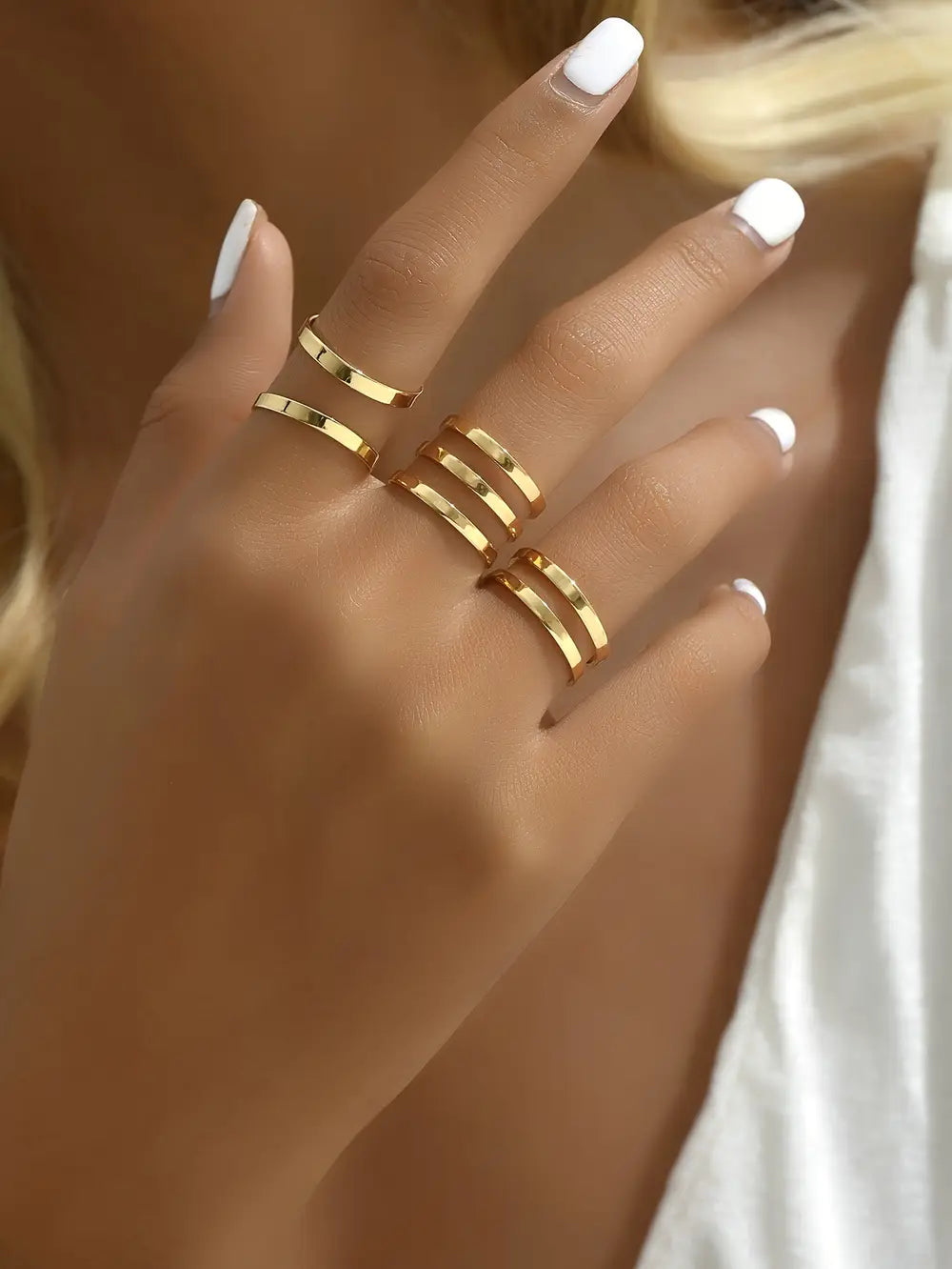 3pcs/Set Classic Simple Ring Party Ring