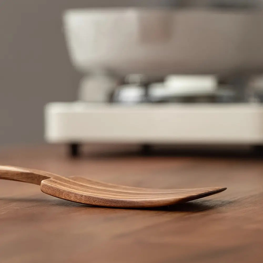 1pc Acacia Wood Spatula Set - Non-Stick, Heat Resistant, Durable Wood