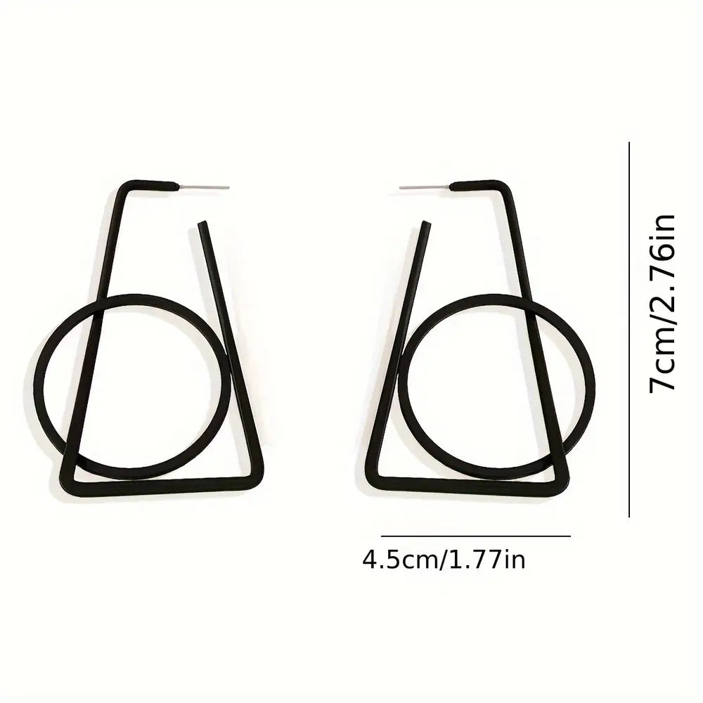 Boho-Chic Geometrische Oorbellen - Legering met Ijzeren Staven