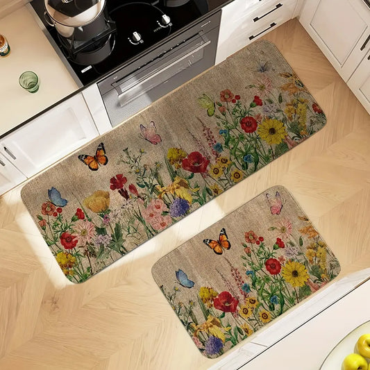1pc  Spring Flower Floor Carpet