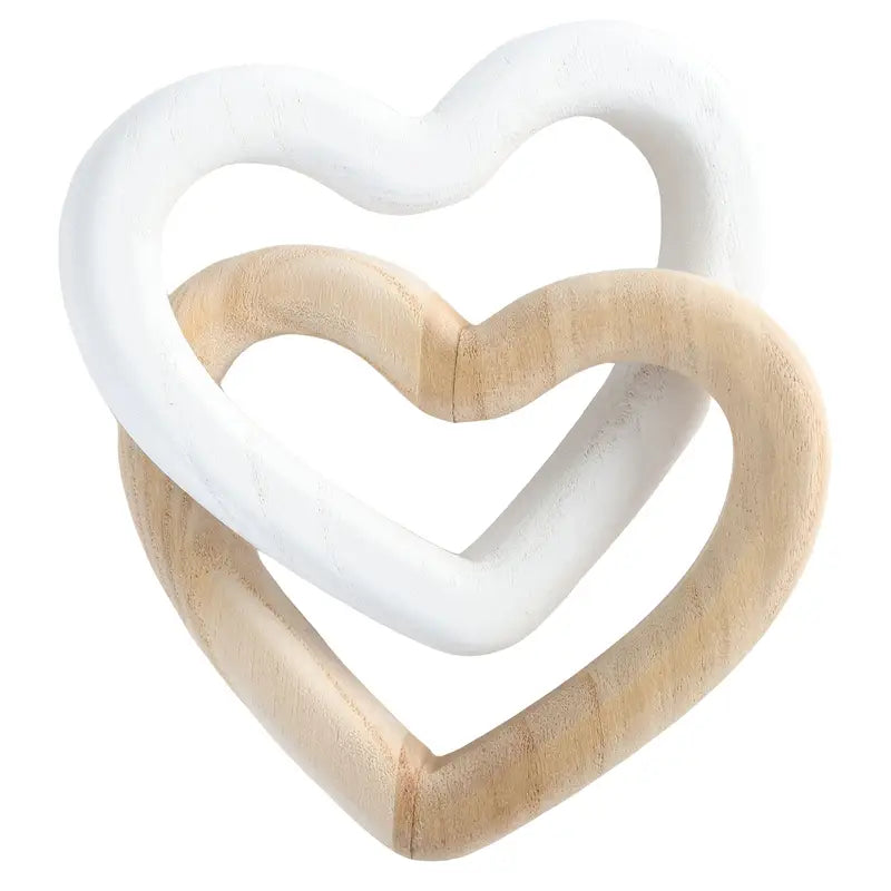 Wooden Heart Gift - Handmade Valentine's Anniversary Decor