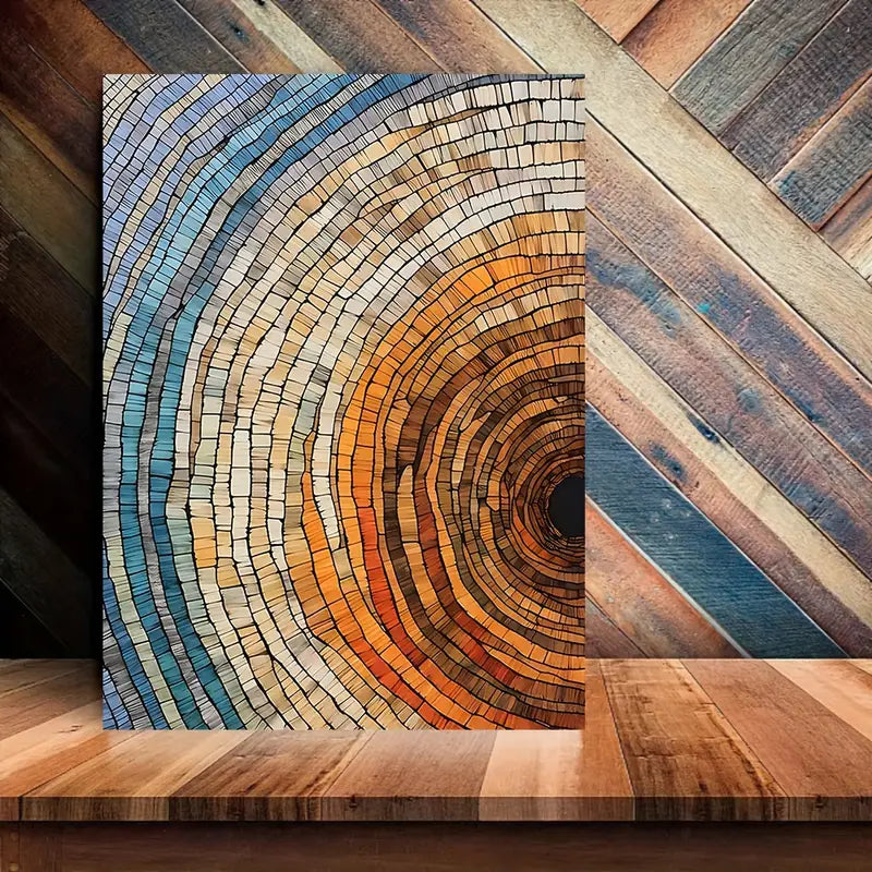 Moderne abstracte canvaskunst - 30x48cm frameloze wandprint voor elke kamer