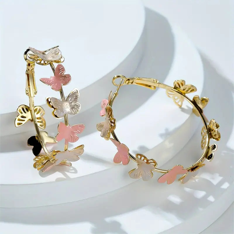 Boho Hoop Earrings - Iron Casual Daily Wear