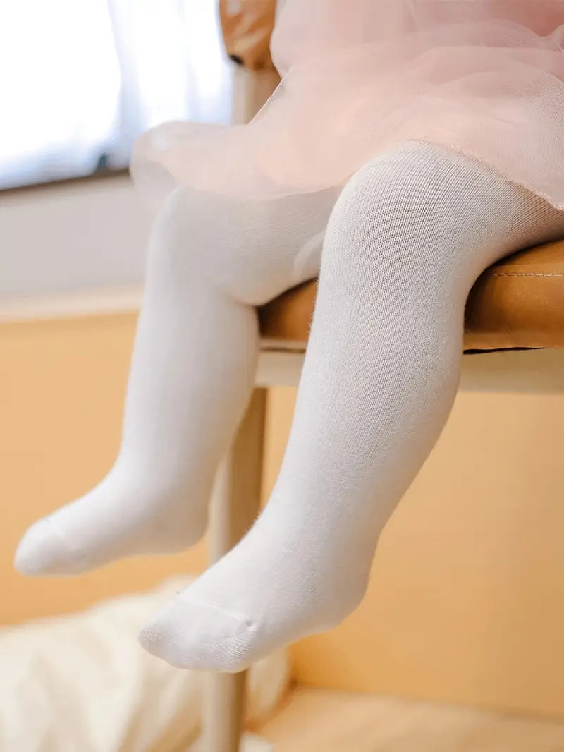 Effen babyleggings - comfortabele, veelzijdige panty's voor babymeisjes