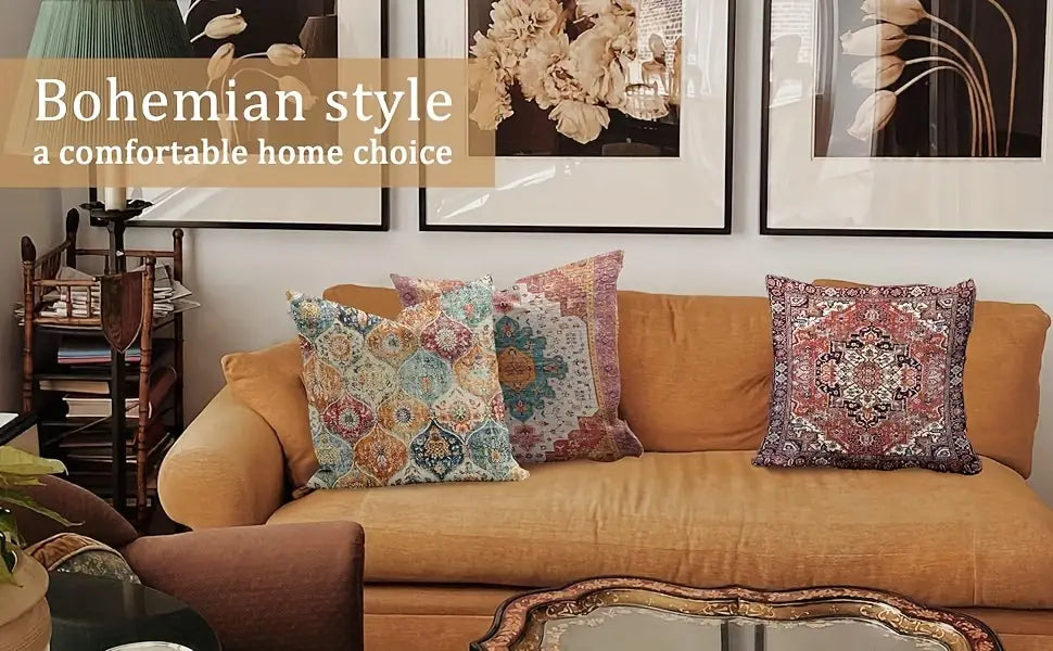Lot de 2 housses de coussin en velours à motifs géométriques - 45 cm x 45 cm