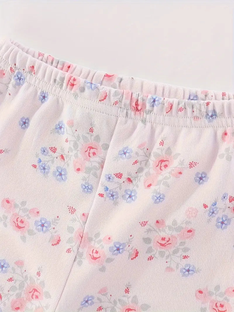 3-delige meisjesbroekenset (0-24 maanden) - Zachte, comfortabele babybroekjes van katoen