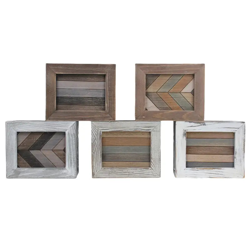 Rustic Wood Napkin Holder - Vintage Rectangular Tissue Box Dispenser