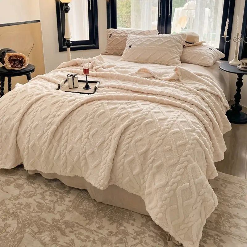 Ultra-Soft Taffeta Throw Blanket - Lightweight, Multi-Purpose