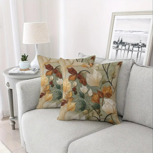 Lot de 2 housses de coussin à imprimé floral vintage