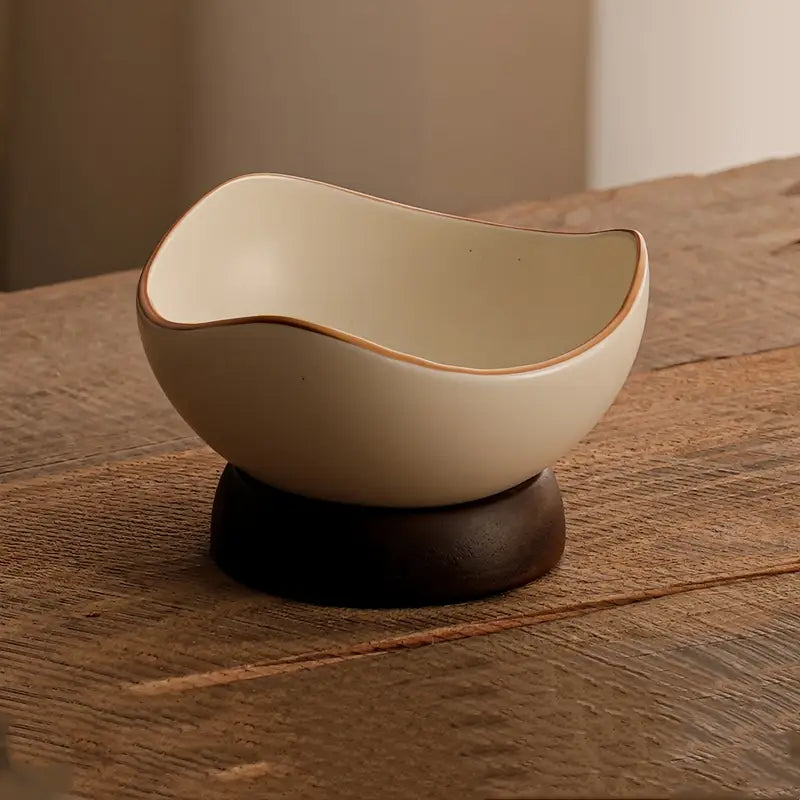 Ceramic Dessert Bowl - Cereal, Yogurt, Ice Cream, Snack Tray