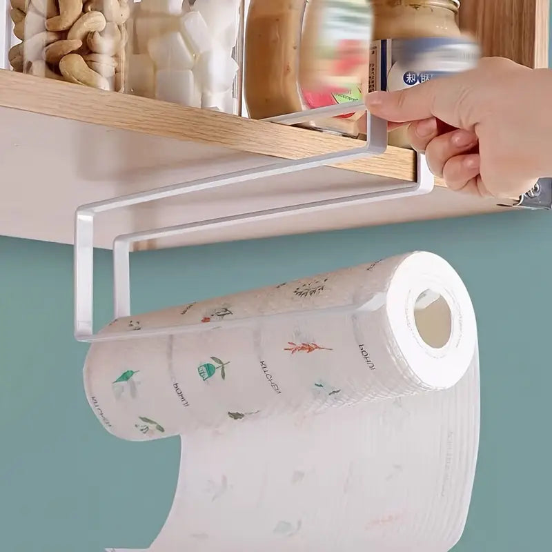 Wandgemonteerde keukenorganizer - Dispenser voor folie, huishoudfolie en keukenpapier