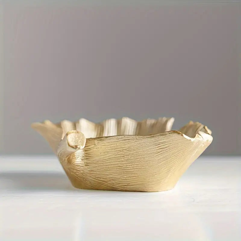 1pc Ginkgo Design Leaf Serving Tray