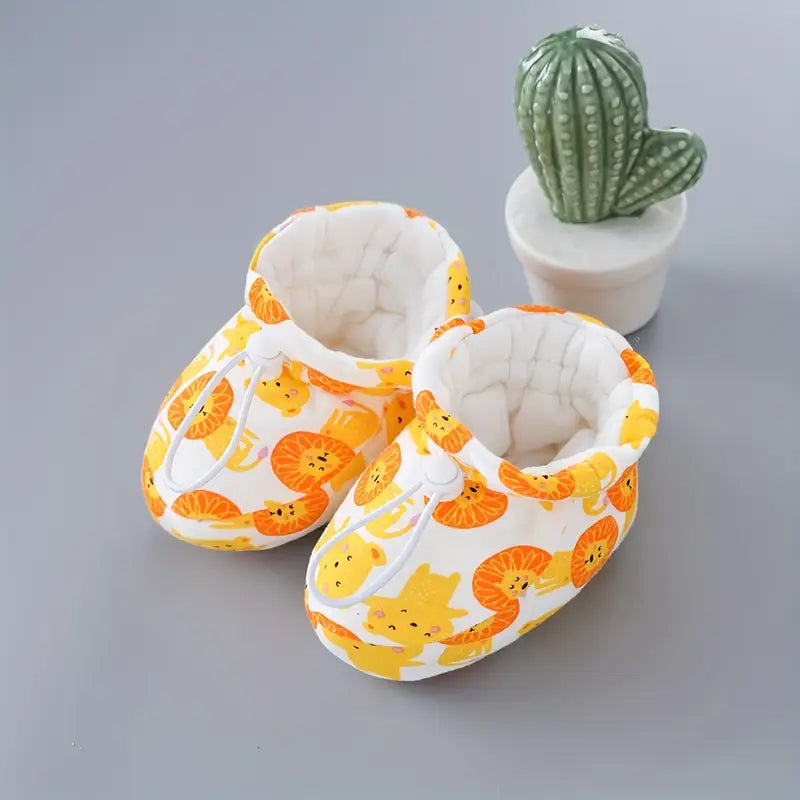 Baby Boys Thermal Socks | Soft Cotton Blend with Adjustable Fit for Walking