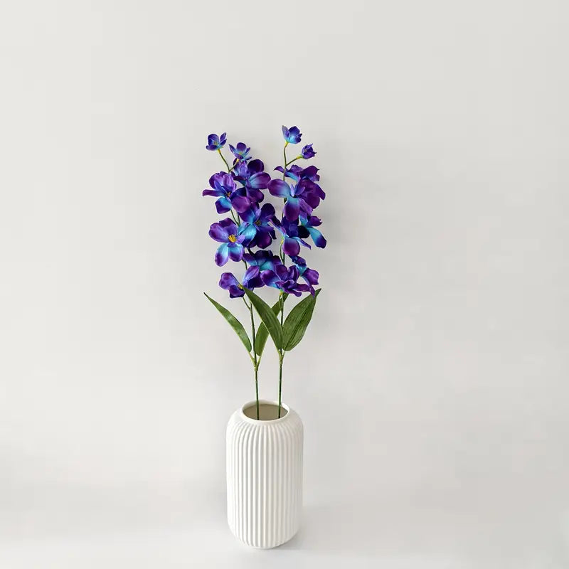 Purple Orchid Artificial Flower Arrangement - Home Decor, Gift