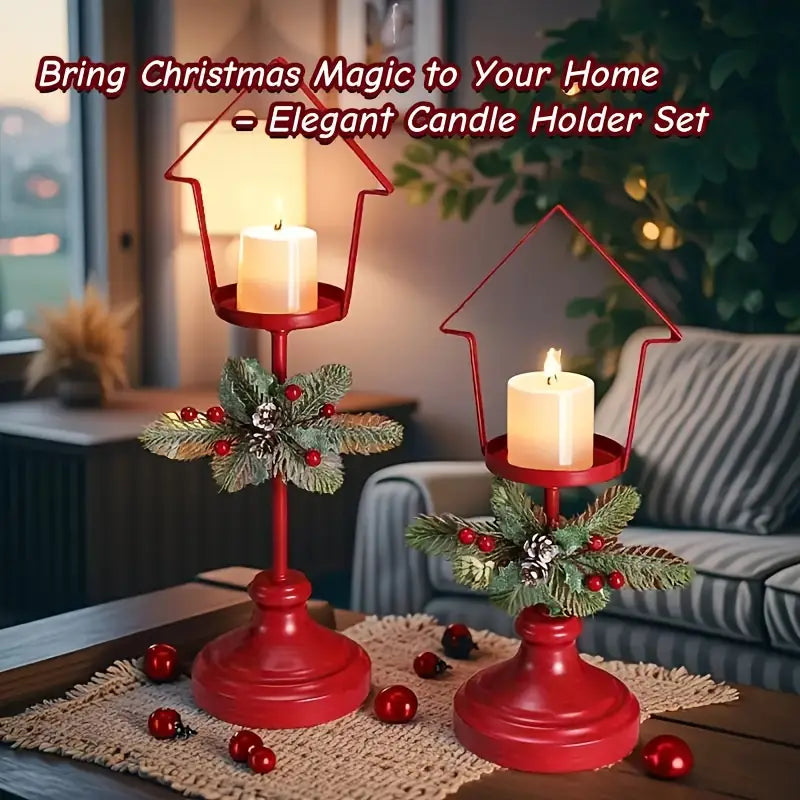 Decorative Candle Lantern Set - Wedding Centerpiece Home Decor