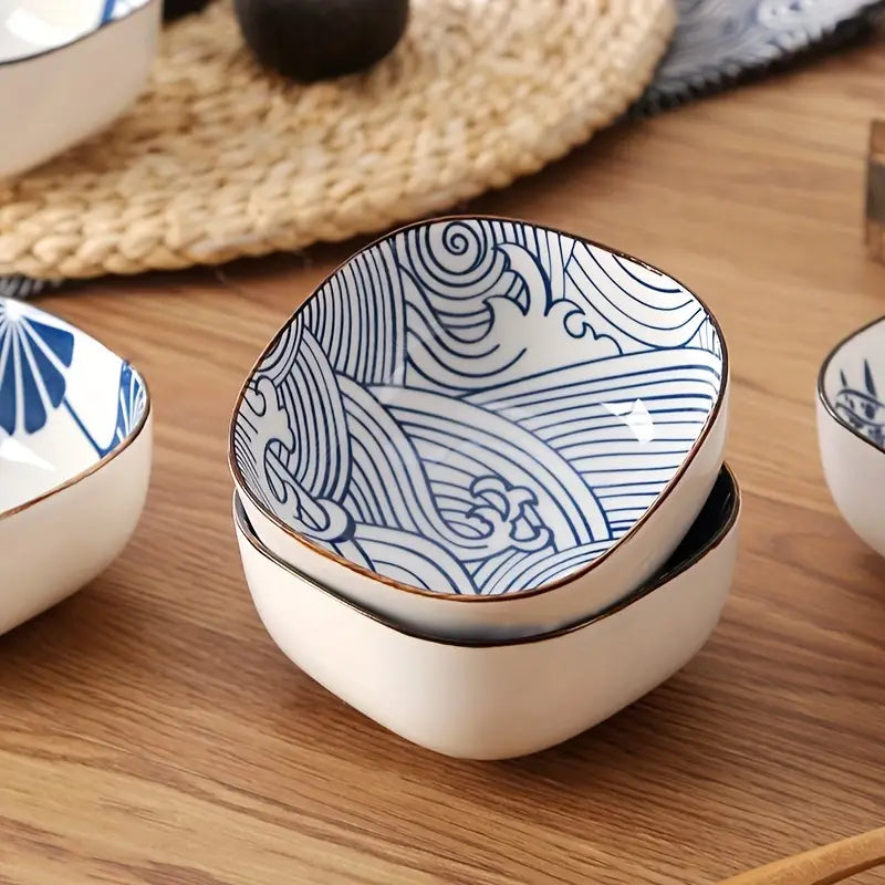 Japanese Ceramic Dipping Sauce Dishes Set - Snack/Hot Pot Seasoning