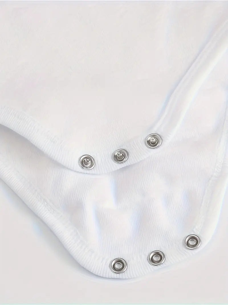 Body bébé « Citation magique » | Barboteuse en tricot de coton à manches courtes et col ras du cou