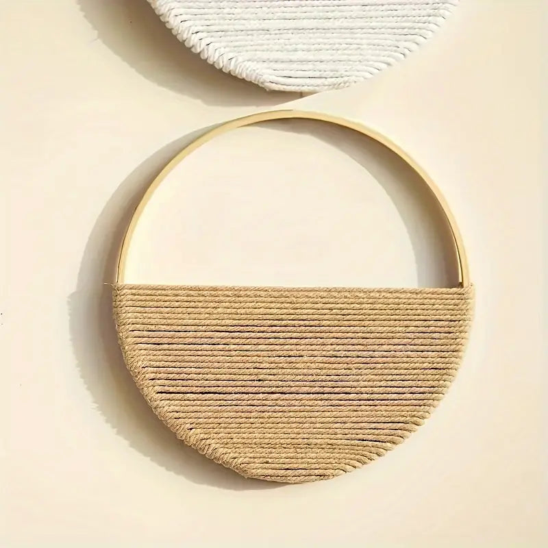 2pcs Handcrafted Bamboo Wall Art Set