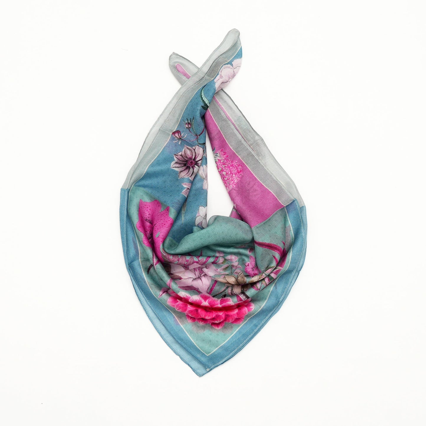 Scarf | Modal Silk Blush Lagoon