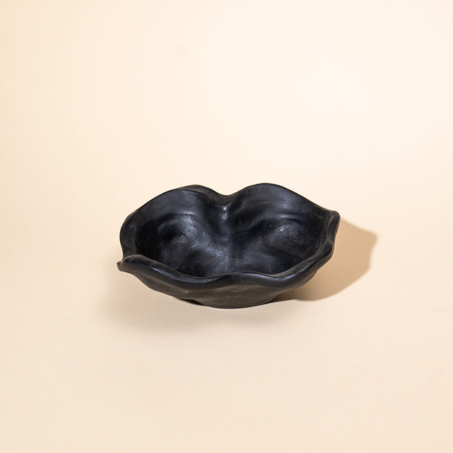 Recycled Marble Dust Serving Bowl - Food-Safe